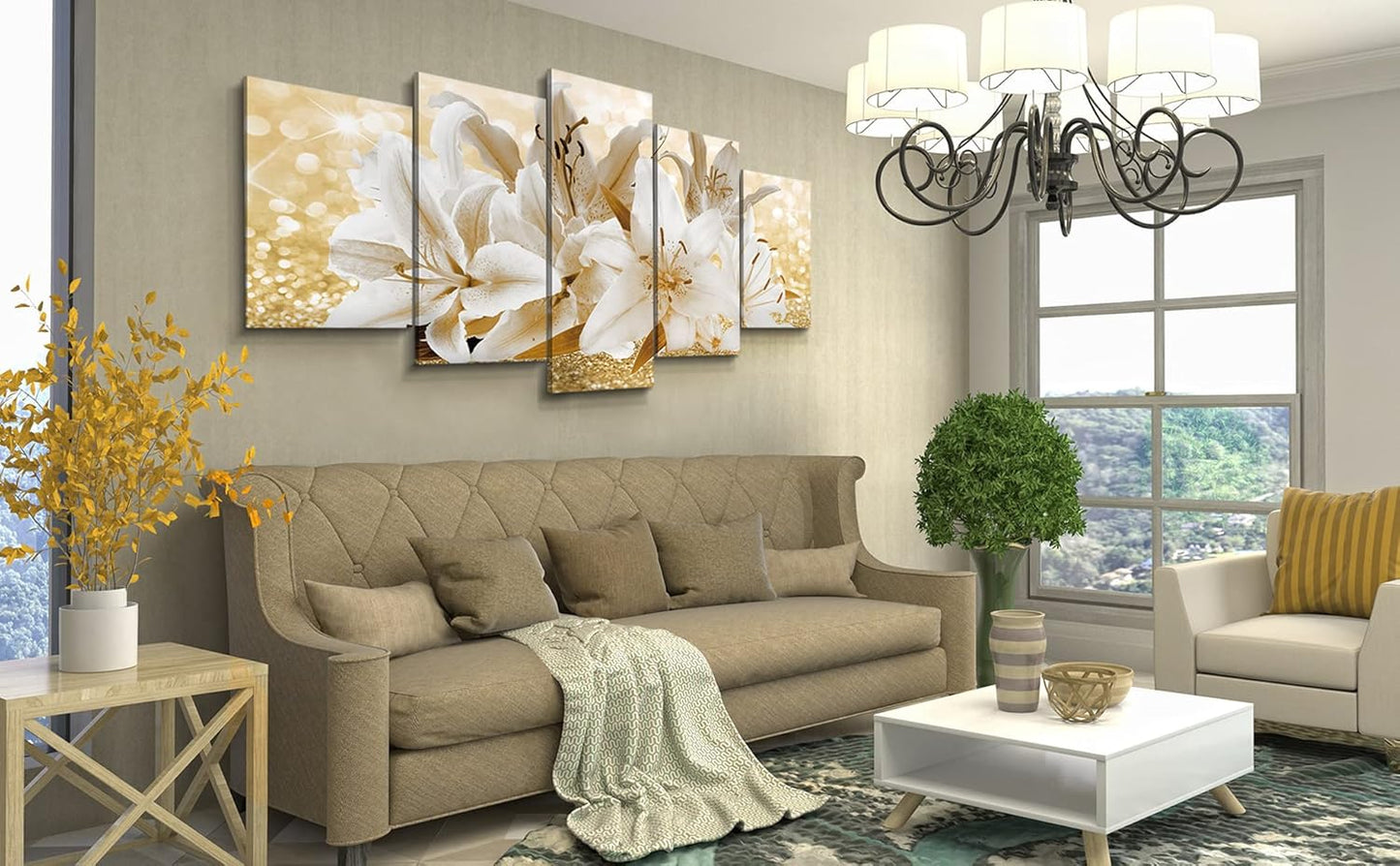 Floral theme wall art - Abstract Orchid